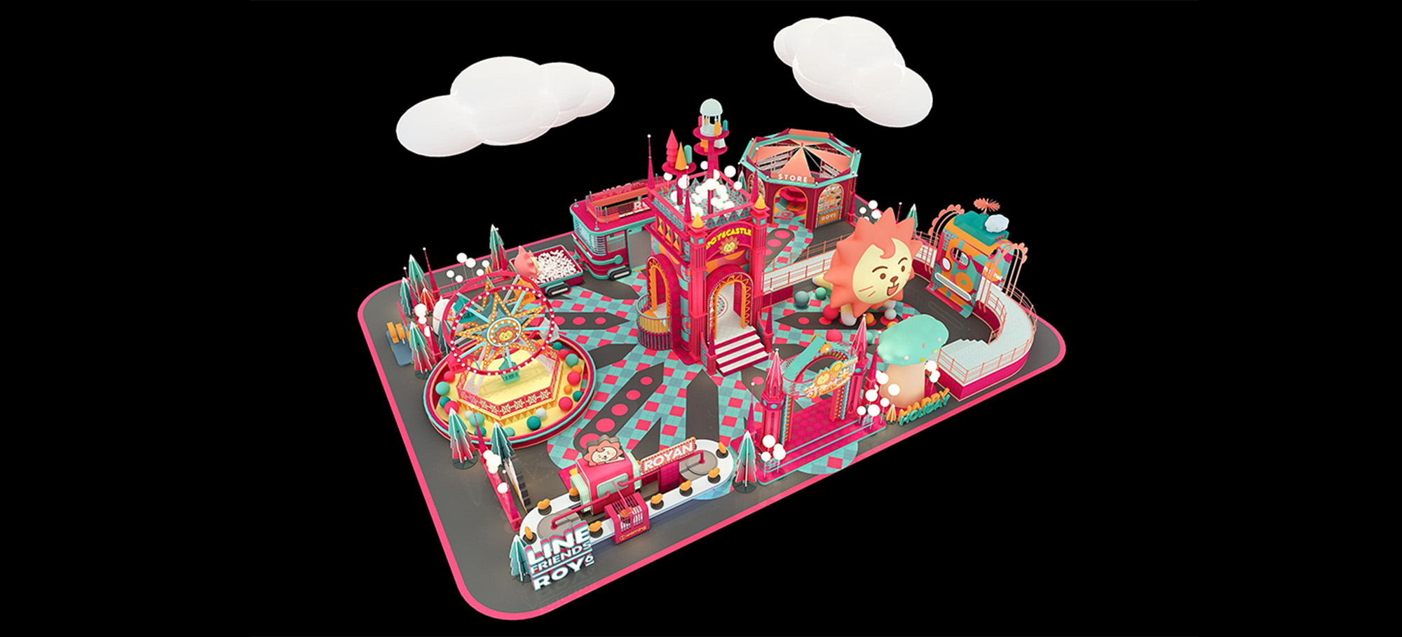 LINE FRIENDS ROY6 pop-up theme store1